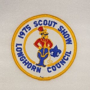 Vintage Sew on Patch: Boy Scouts of America Longhorn Council Show Patch